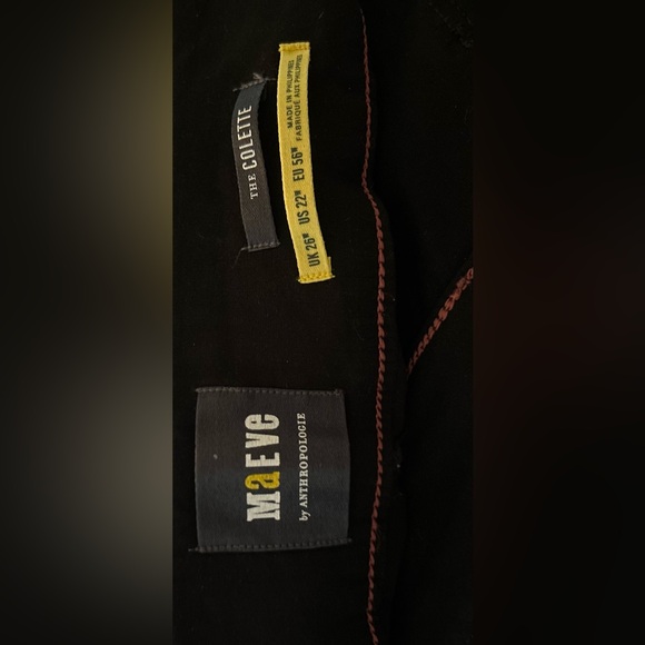 Anthropologie Maeve Colette cropped wide leg pants - Picture 6 of 7